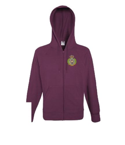 RE Embroidered Zipped Hoodie